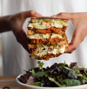   Fiery Paneer Sandwich   