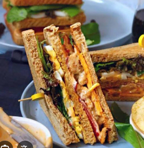   Desi Chicken Sandwich 