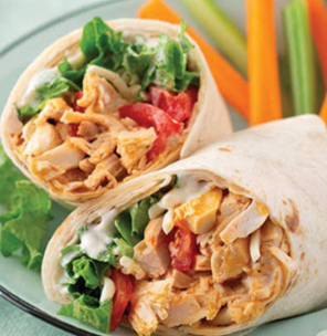   Chicken Garlic Wrap  