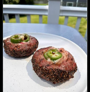  Black Pepper Crusted Burger