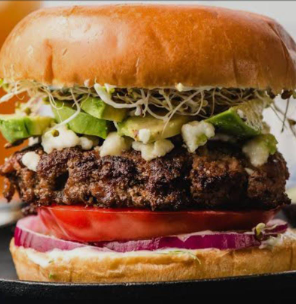   Cali Avocado Ranch Burger 